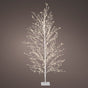 5 FT Micro Tree Warm White LED With White Trunk