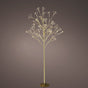 5 FT Micro Tree Warm White LED With Gold Trunk