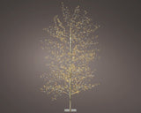 5 FT 1350 LED Warm White Micro Tree With Gold Trunk