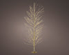 Árbol de Microleds de 1,8 m con 1755 LED Blancos Cálidos y Tronco Dorado