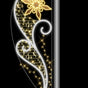 6.5 FT X 2.5 FT Warm White & White LED Flower Pole Banner