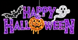 6.5 FT X 2.5 FT Halloween Sign With LED Lights