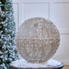 1.8 FT 165 LED Bola dorada blanco cálido