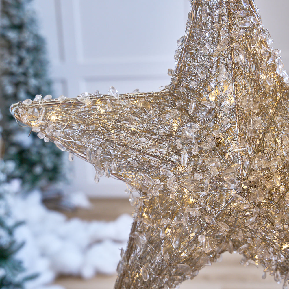 2.3 FT 165 LED Warm White Gold Star