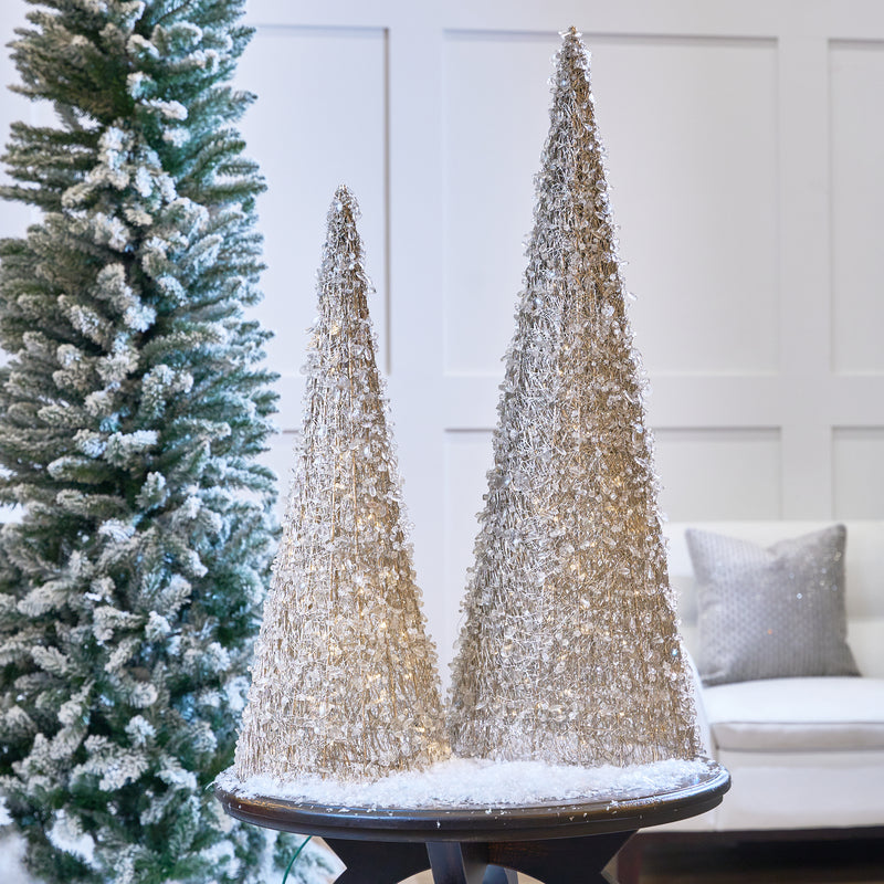 Árbol cónico de 30" con 165 LED blancos cálidos
