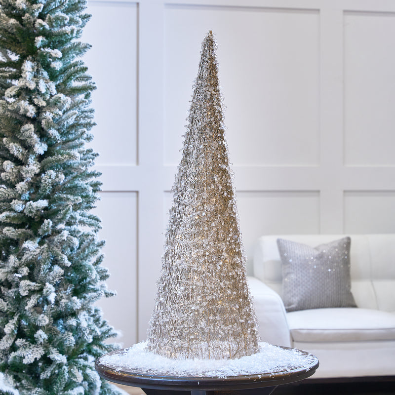 Árbol cónico de 30" con 165 LED blancos cálidos