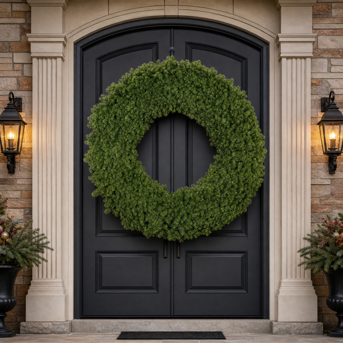 Commercial Wreath Unlit
