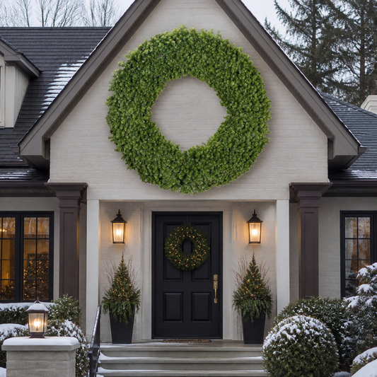 Commercial Wreath Unlit