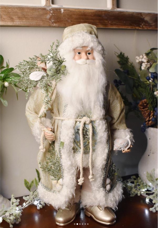 Sage Green Seaweed Santa