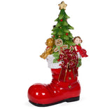 3 FT Lighted Red Boot With Tree