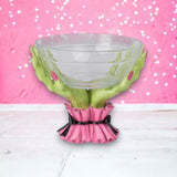 10" Green Witch Hand Bowl
