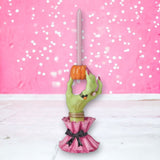 10" Right Witch Hand Candle Holder