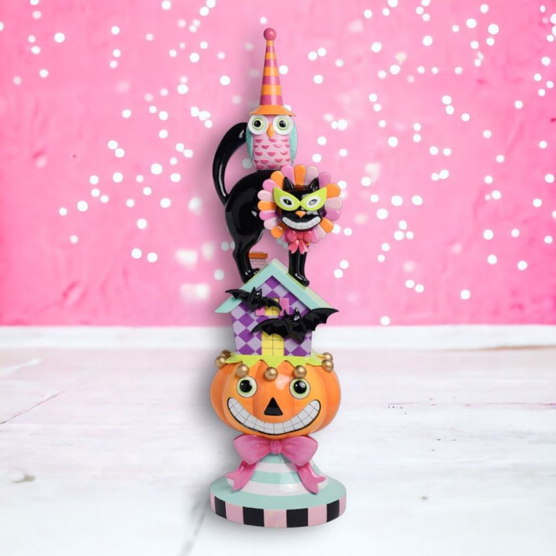 36" Finial With Stacked Characters