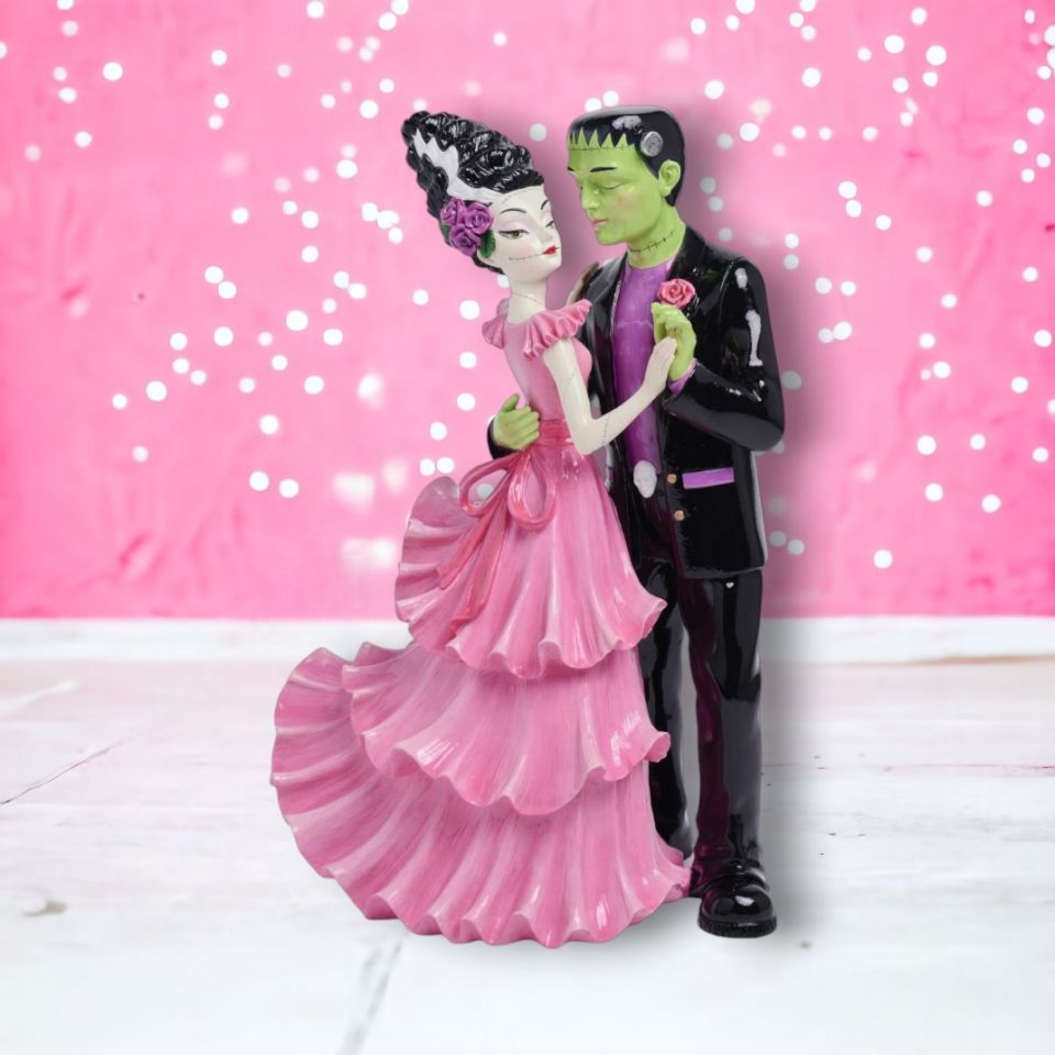 16" Mr & Mrs Frankenstein Dancing