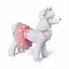 2 FT White Poodle With Princess Costume