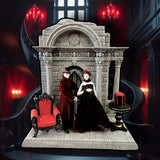 21" LED Gothic Vampire Wedding Couple Scene