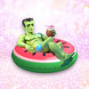 12" Monster On Watermelon Float With Coconut Drink