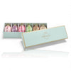 11" Pastel Macaron Ornaments In Teal Box Set of 6