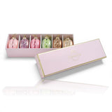 11" Pastel Macaroon In Pink Box Set of 6