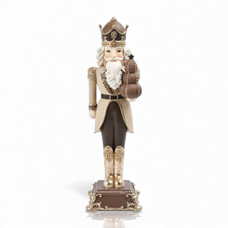15" Chocolate Nutcracker With Dessert
