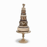 2 FT Mocha Tiered Cake