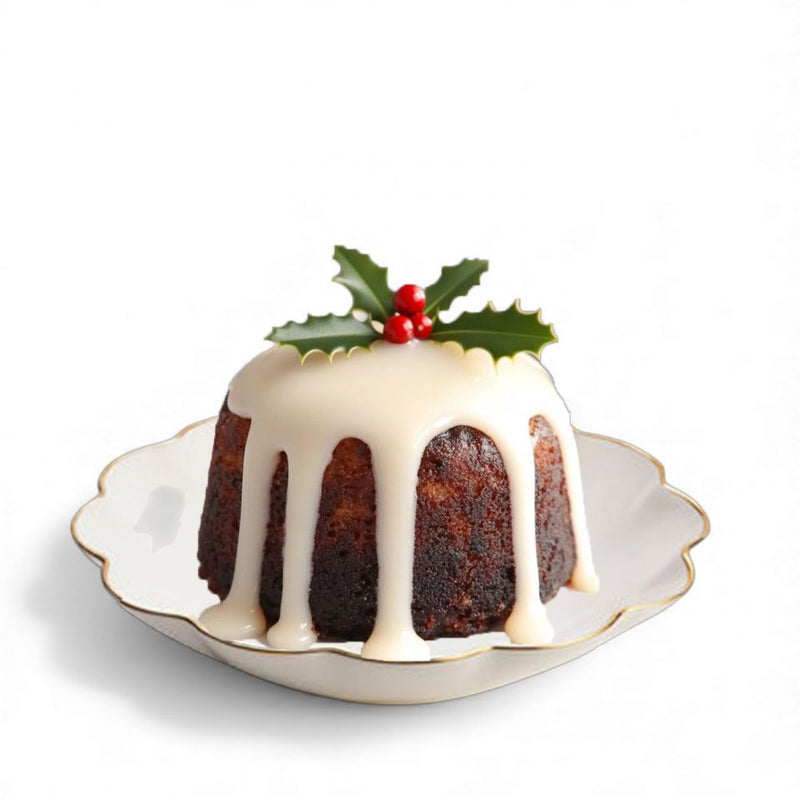 5" Christmas Cake Dessert Clip