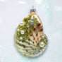 Shimmering Nautilus Shell Ornament