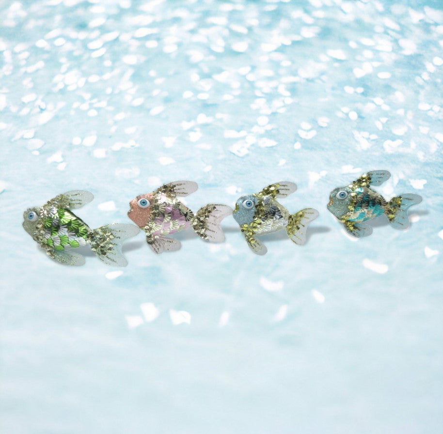 Under The Sea Fish Ornament Assorted Set Of 4