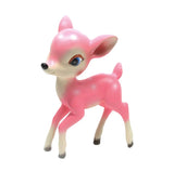 12" Pink Retro Standing Deer