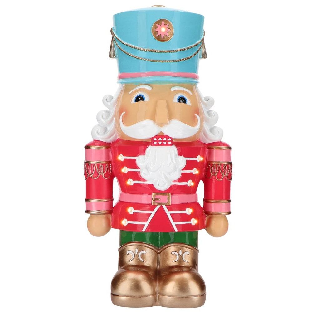 19" Pastel LED Nutcracker Battery Operated