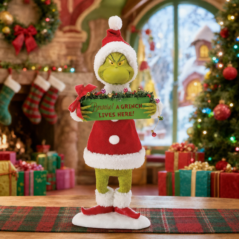 The Grinch 13" Beware! A Grinch Lives Here!