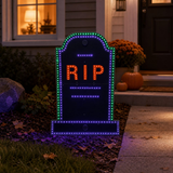 30" X 20" 300 LED RIP Tombstone Twinkling Effect