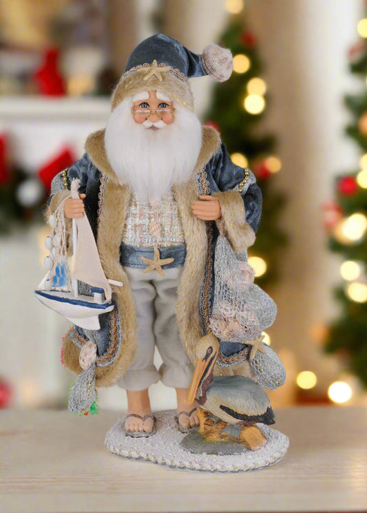 Karen Didion Originals Papá Noel playero de 20 pulgadas