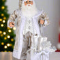 Karen Didion Originals 37" Lighted White Elegance Santa