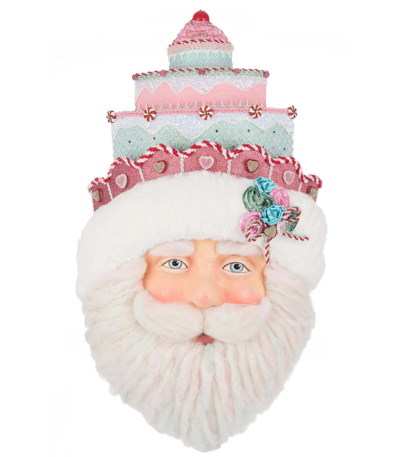 Máscara de pared de Papá Noel "Sweet Delights" de 30" de Katherine's Collection