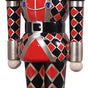 6 FT Checkered Black & Red Nutcracker