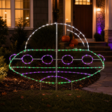 65" Halloween LED Alien Spaceship