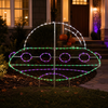 65" Halloween LED Alien Spaceship