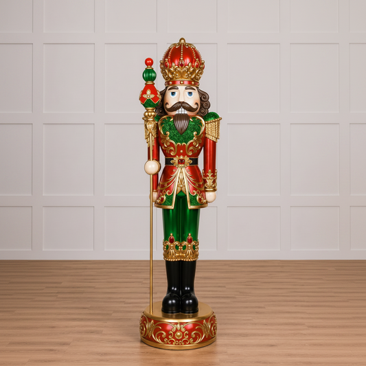 6 FT Red & Green Nutcracker