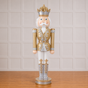 3 FT Gold & Silver King Nutcracker