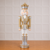 3 FT Gold & Silver King Nutcracker
