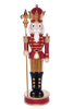 3 FT LED Red & Gold Nutcracker With Scepter
