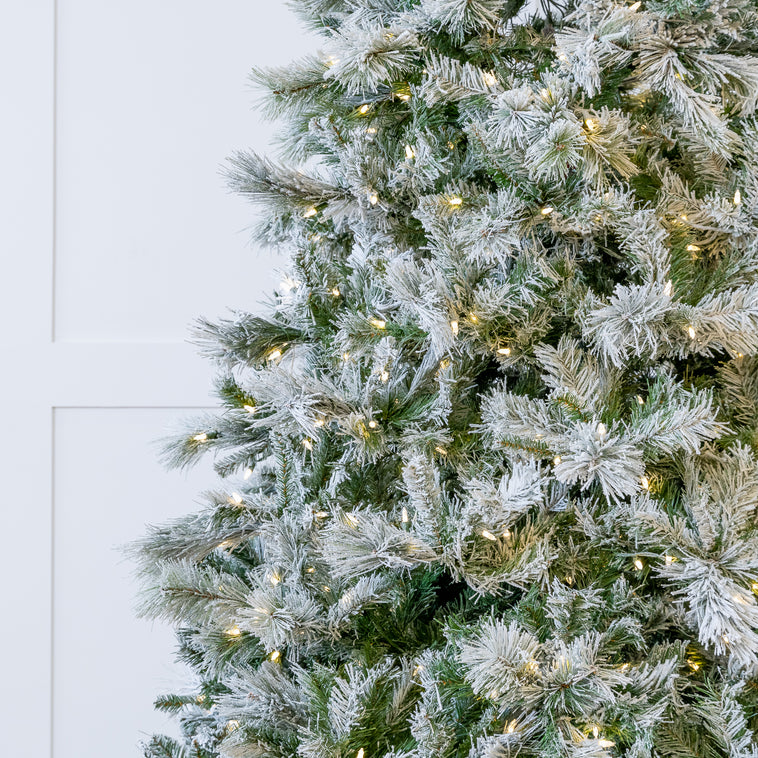 Drooping Tree Pre-Lit Warm White LED Lights