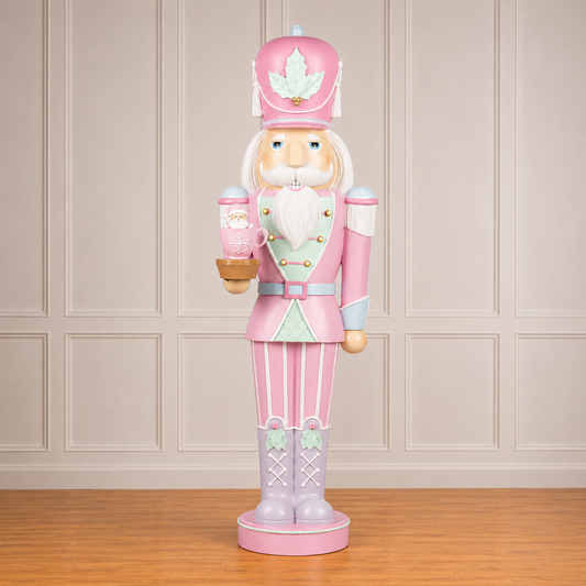 4 FT LED Pastel Nutcracker Battery Operated
