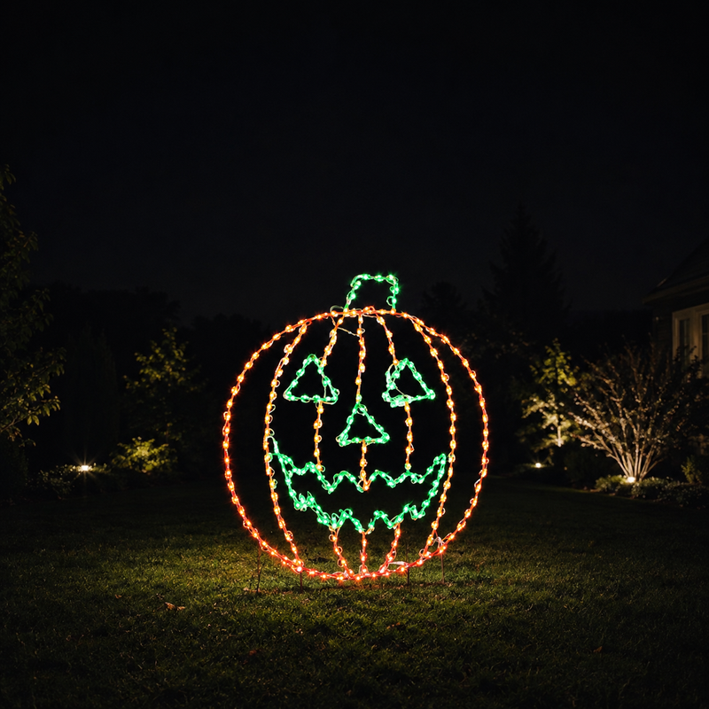 44" Halloween LED Lighted Jack-O-Lantern