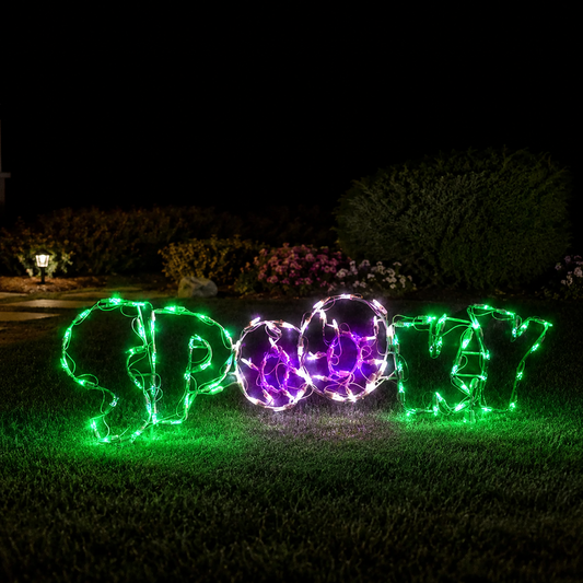 44" Halloween Sign LED SPOOKY