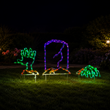 60" Halloween LED Tombstone and Hand