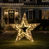 3 FT Warm White LED Star