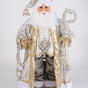 Karen Didion Originals 27" Cream & Gold Santa