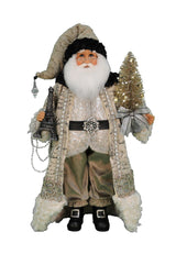 Karen Didion Originals 19" Lighted Paris Elegance Santa